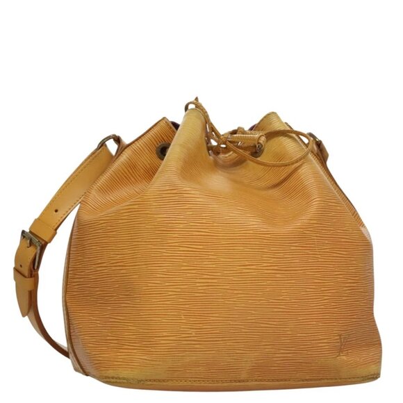 LOUIS VUITTON Epi Petit Noe Shoulder Bag Yellow - Picture 1 of 15